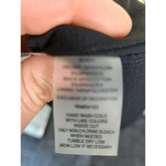 Calvin Klein Womens Tank Top Size Small Black Gold Sequined Grange Whimsygoth - Picture 5 of 6